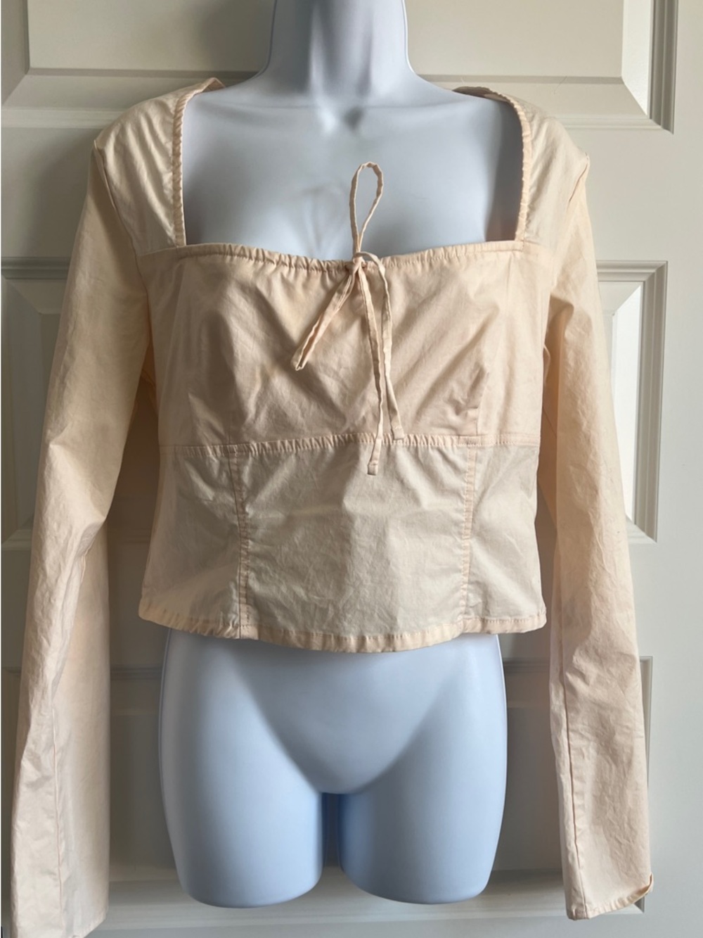 WILD FABLE Milk Maid Peachy Pink Size Medium Smocked NWOT